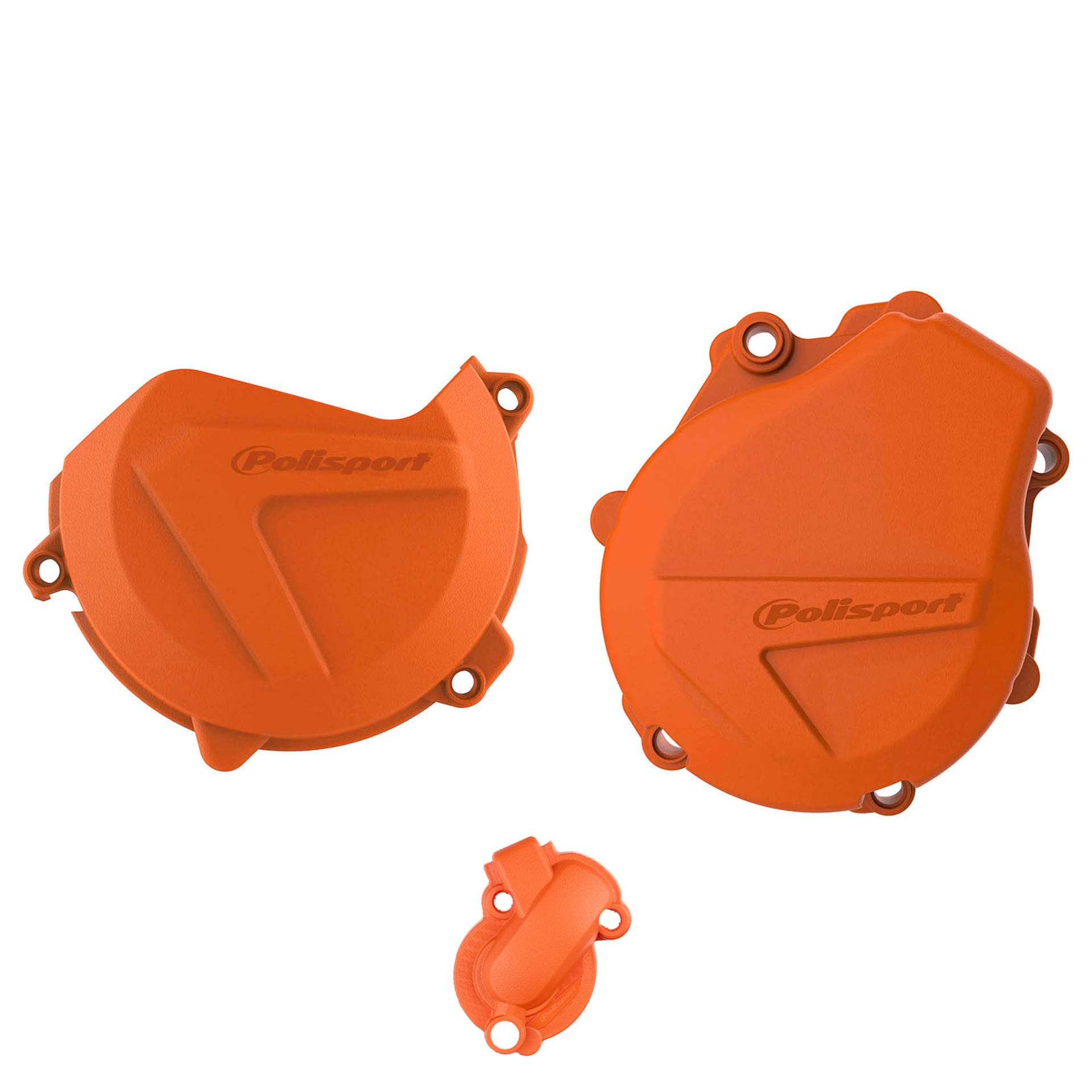 1731407067_85e255558b92c3eb41efb7b7129be829 KIT PROTEÇÃO TAMPAS DO MOTOR POLISPORT KTM EXC-F/XCF-W 450/500 17/23 - ORANGE - Image 1