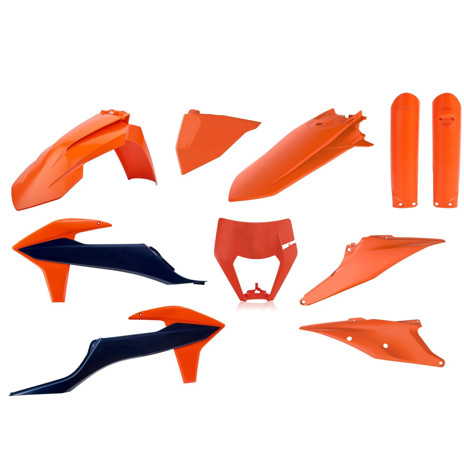 1731407068_0b7597a1e0734083f3d3f110a5423996 KIT PLÁSTICOS POLISPORT KTM EXC/EXC-F/XC-W/XCF-W 20/23 - OEM COLOR - Image 1