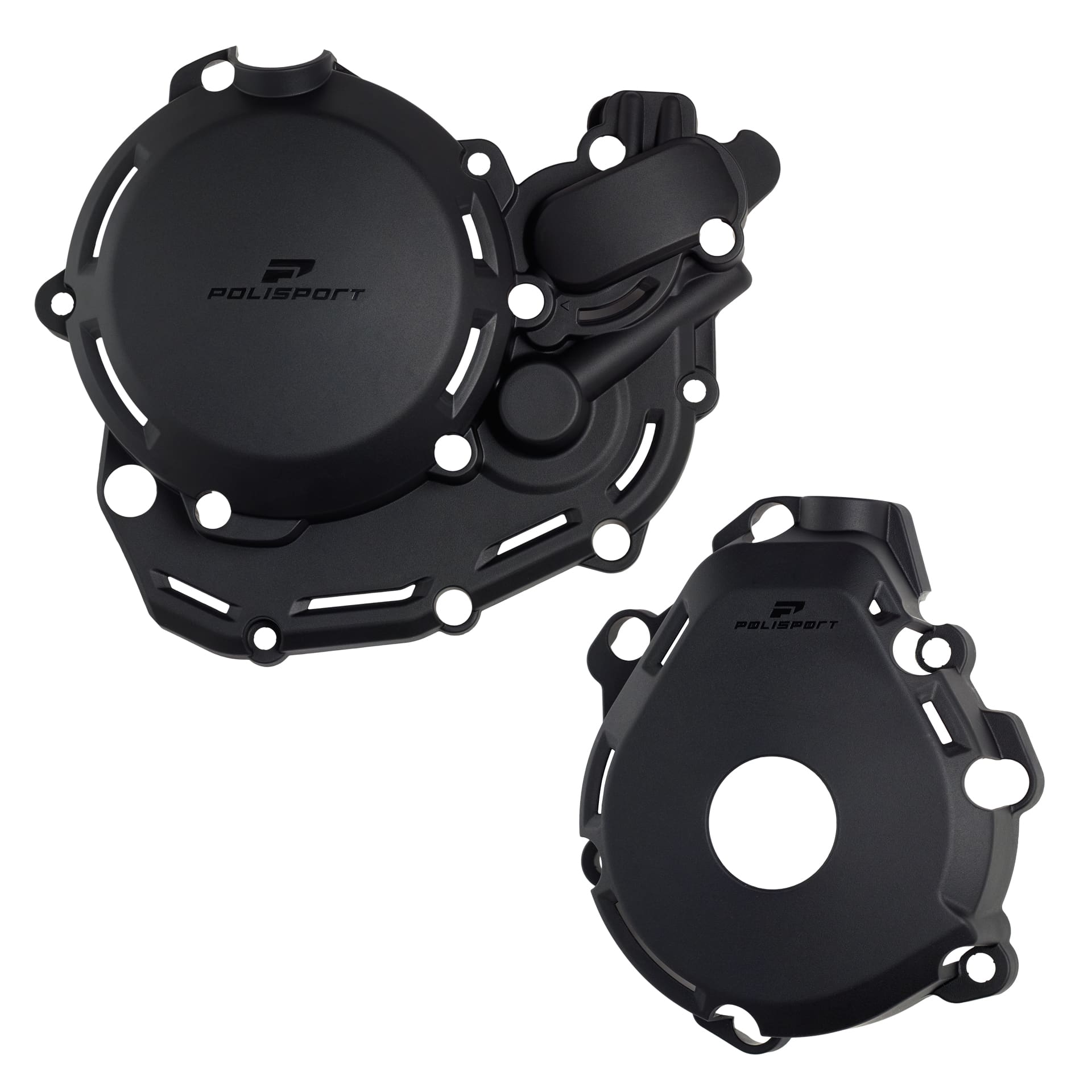 1731407074_7286669c4436427ae99d6dd25bd14c07 KIT PROTEÇÃO TAMPAS DO MOTOR EXTREME POLISPORT KTM EXC-F/XCF-W 450/500 24/25 HUSQVARNA FE 450/501 24/25 GASGAS EC-F 450 24/25 - BLACK - Image 1