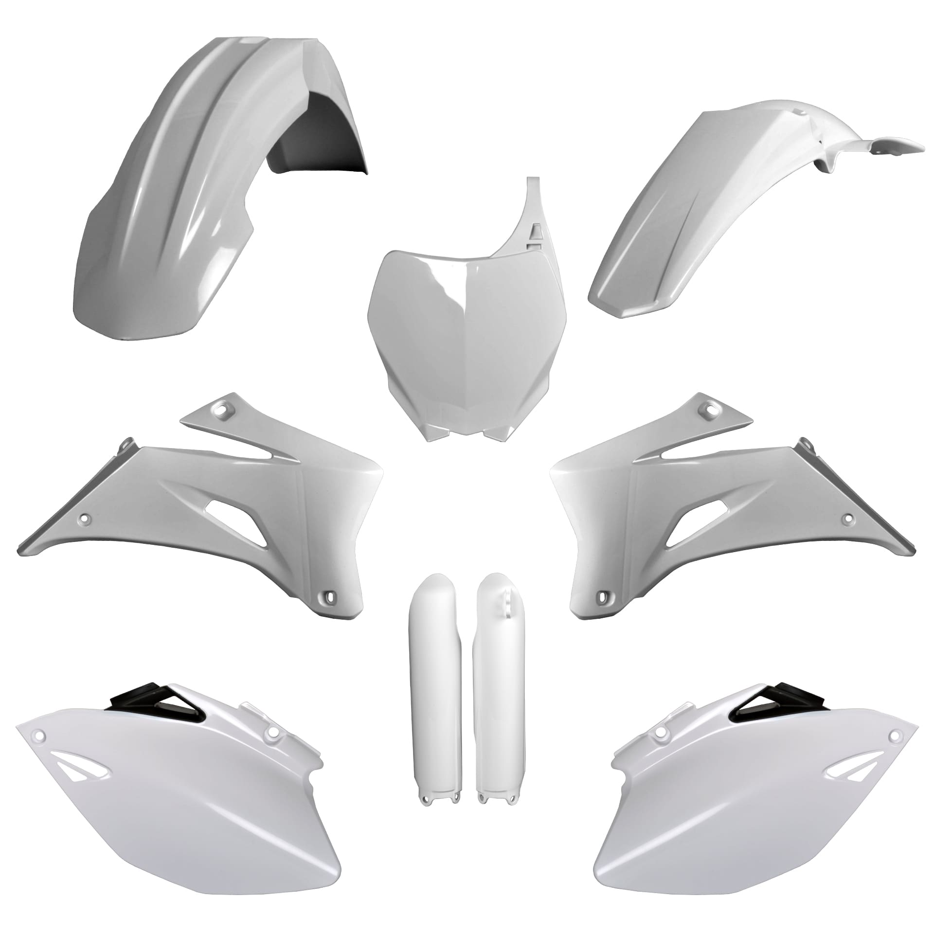 1731407074_e1ef15fa9c5deb0240794e445db3d1e8 KIT PLÁSTICOS POLISPORT YAMAHA YZ250F 08/09 YAMAHA YZ450F 08/09 - WHITE - Image 1
