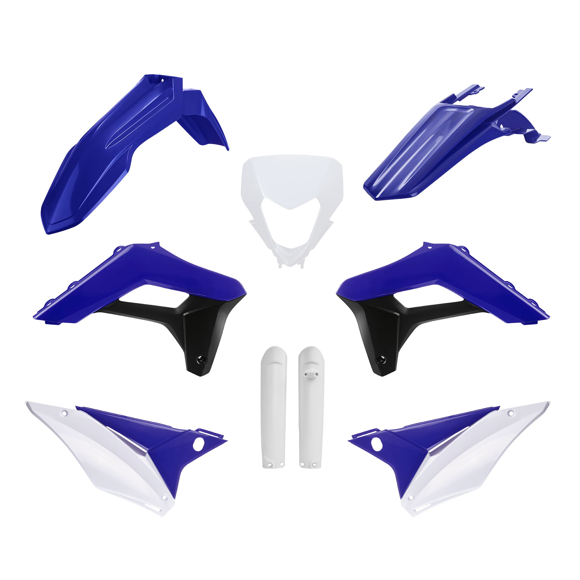 1731407074_ef998fa12f76ac0d655a02bbf3c3336c KIT PLÁSTICOS POLISPORT SHERCO SE/SEF 24 - BLUE/WHITE - Image 1
