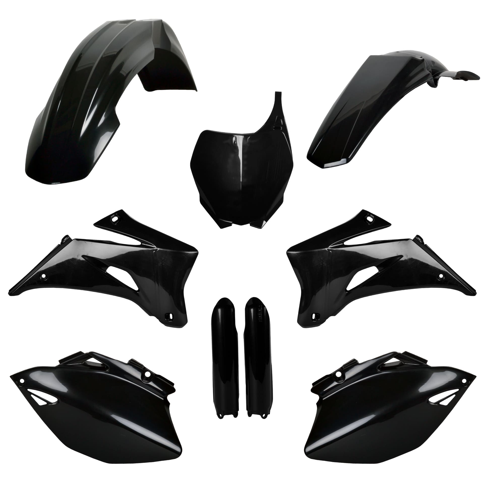 1731407075_23d160c86409861e7505302df8efad11 KIT PLÁSTICOS POLISPORT YAMAHA YZ250F 08/09 YAMAHA YZ450F 08/09 - BLACK - Image 1
