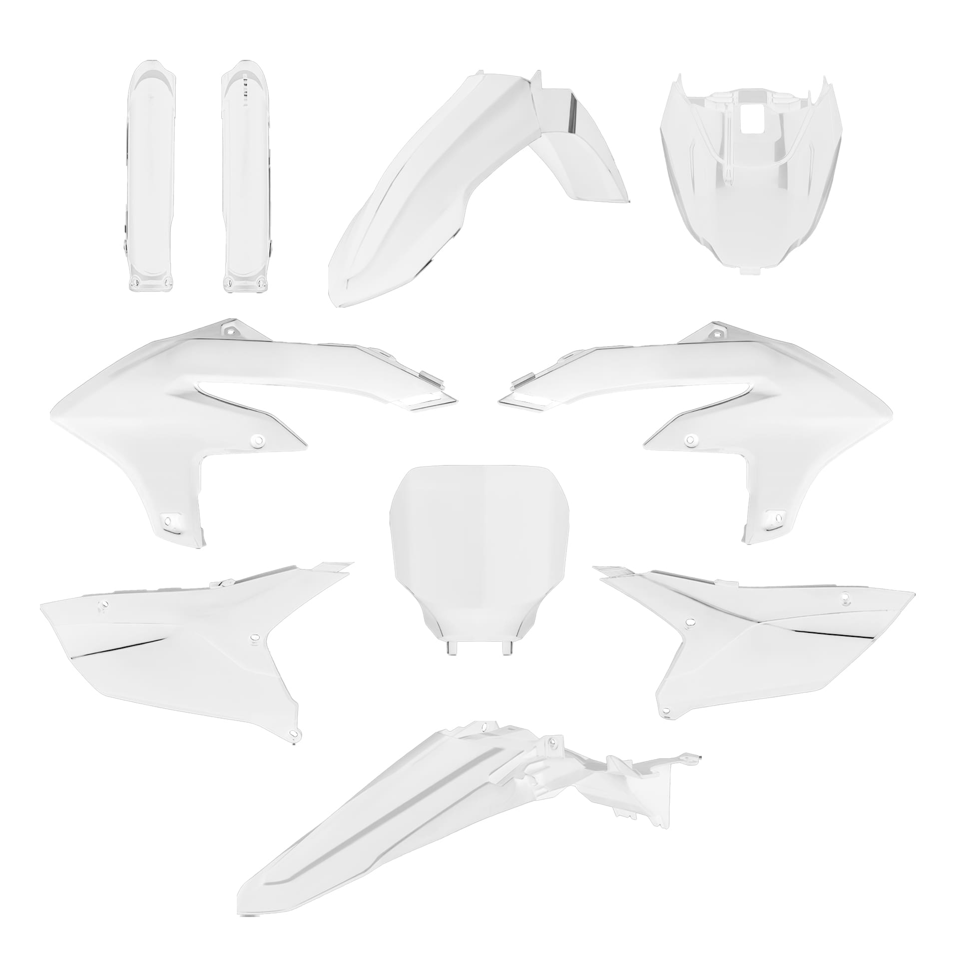 1741335415_e6a69bb6997221c86568f9ec2470ebef KIT PLÁSTICOS POLISPORT YAMAHA YZ250F/YZ450FX 24/25 YAMAHA YZ450F 23/25 - WHITE - Image 1