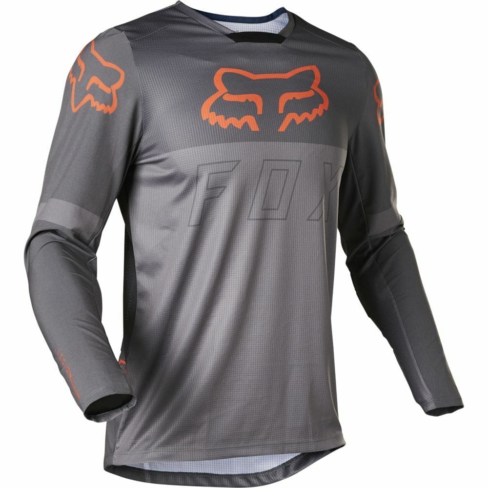 s-l1200 CAMISOLA FOX LEGION LT - CINZENTO/LARANJA - Image 1