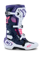 ALPINESTARS TECH 10 - BRANCO/ROXO/AZUL/ROSA - Image 4