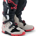 ALPINESTARS TECH 7 ENDURO - PRETO/CINZENTO/VERMELHO