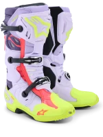 ALPINESTARS TECH 10 SUPERVENTED - ROXO/ROSA/AMARELO FLUO