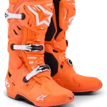 ALPINESTARS TECH 10 SUPERVENTED - BRANCO/LARANJA