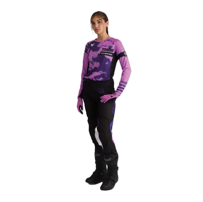 568023_V1 FATO MULHER THOR LAUNCHMODE BLEACH - PRETO/ROXO - Image 1