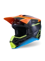 ALPINESTARS S-M3 FRAY - PRETO/LARANJA/AMARELO FLUO