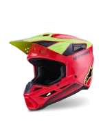 ALPINESTARS S-M3 FRAY - PRETO/VERMELHO/AMARELO FLUO