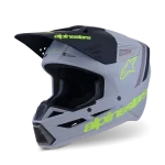 ALPINESTARS S-M3 RADIUM - PRETO MATTE/CINZENTO/AMARELO FLUO