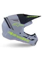 ALPINESTARS S-M3 RADIUM - PRETO MATTE/CINZENTO/AMARELO FLUO - Image 5