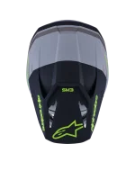 ALPINESTARS S-M3 RADIUM - PRETO MATTE/CINZENTO/AMARELO FLUO - Image 7