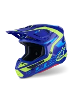 ALPINESTARS S-M7 DEED - AZUL/AMARELO FLUO