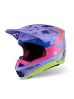 ALPINESTARS S-M10 JETT LAWRENCE R01 - ROXO/ROSA/AMARELO FLUO