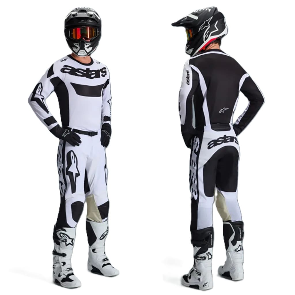 KitCombo-Racer-Riway-WhiteBlack-3 FATO ALPINESTARS RACER RIWAY - BLACK/WHITE - Image 1