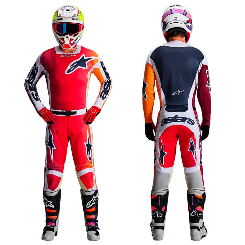 MOTOMX3 FATO ALPINESTARS RACER PORTL - RED - Image 1