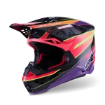ALPINESTARS SUPERTECH S-M10 ERA - ROSA/ROXO/AMARELO FLUO