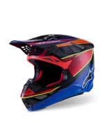 ALPINESTARS SUPERTECH S-M10 ERA - AZUL/VERMELHO/AMARELO FLUO
