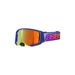 ÓCULOS ALPINESTARS SUPERTECH VISION VISTA AZUL/AMARELO/ROXO - LENTE ESPELHADA