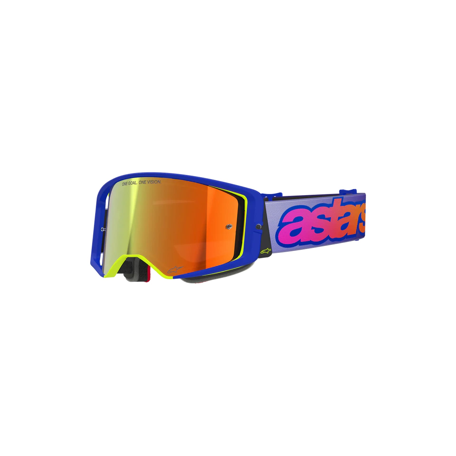 1758632902_8b0966c96cce70dfcdaf0ab86b57f072 ÓCULOS ALPINESTARS SUPERTECH VISION VISTA AZUL/AMARELO/ROXO - LENTE ESPELHADA - Image 1