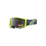 ÓCULOS ALPINESTARS SUPERTECH VISION CORP ROXO/AMARELO FLUO - LENTE ESPELHADA