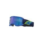 ÓCULOS ALPINESTARS VISION 5 CORP AZUL/AMARELO FLUO - LENTE ESPELHADA