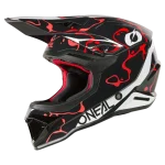 ONEAL 1 SRS SPLASH - PRETO/VERMELHO