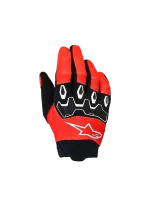 LUVAS ALPINESTARS CRIANÇA FULL BORE V2 - PRETO/VERMELHO