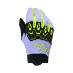 LUVAS ALPINESTARS CRIANÇA FULL BORE V2 - ROXO/AMARELO FLUO