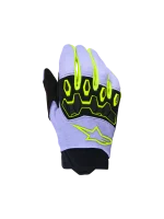 LUVAS ALPINESTARS CRIANÇA FULL BORE V2 - ROXO/AMARELO FLUO