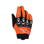 LUVAS ALPINESTARS CRIANÇA FULL BORE V2 - PRETO/LARANJA