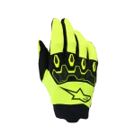 LUVAS ALPINESTARS CRIANÇA FULL BORE V2 - PRETO/AMARELO FLUO