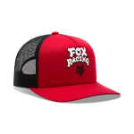 BONÉ FOX TRUCKER RACEWEAR MESH - VERMELHO