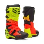 BOTAS CRIANÇA FOX COMP - LARANJA/AMARELO FLUO