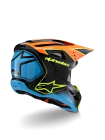 CAPACETE CRIANÇA ALPINESTARS S-M3 FRAY - PRETO/LARANJA/AMARELO FLUO - Image 2