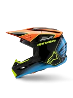 CAPACETE CRIANÇA ALPINESTARS S-M3 FRAY - PRETO/LARANJA/AMARELO FLUO - Image 5