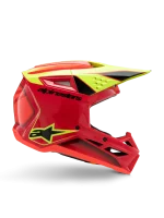 CAPACETE CRIANÇA ALPINESTARS S-M3 FRAY - PRETO/VERMELHO/AMARELO FLUO - Image 4