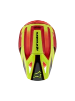 CAPACETE CRIANÇA ALPINESTARS S-M3 FRAY - PRETO/VERMELHO/AMARELO FLUO - Image 7