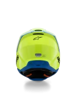 CAPACETE CRIANÇA ALPINESTARS S-M3 RADIUM - PRETO/AZUL/AMARELO FLUO - Image 6