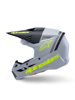 CAPACETE CRIANÇA ALPINESTARS S-M3 RADIUM - PRETO/CINZENTO/AMARELO FLUO - Image 5