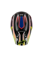 CAPACETE CRIANÇA ALPINESTARS S-M3 WURX - PRETO/AZUL/VERMELHO/AMARELO FLUO - Image 7