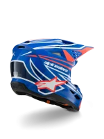 CAPACETE CRIANÇA ALPINESTARS S-M3 WURX - AZUL/VERMELHO - Image 2