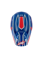 CAPACETE CRIANÇA ALPINESTARS S-M3 WURX - AZUL/VERMELHO - Image 7