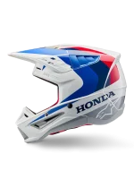 ALPINESTARS S-M5 HONDA - BRANCO/AZUL/VERMELHO - Image 4
