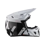 LEATT 9.5 V26 CARBON (ÓCULOS 6.5 IRIZ INCLUÍDO) - PRETO/BRANCO - Image 6