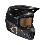 LEATT 9.5 V26 CARBON (ÓCULOS 6.5 IRIZ INCLUÍDO) - PRETO