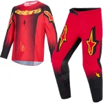 FATO ALPINESTARS CRIANÇA SUPERTECH SCENZ - PRETO/VERMELHO