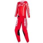 FATO ALPINESTARS CRIANÇA FLUID APEX - VERMELHO/BRANCO
